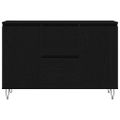 vidaXL Servírovacia skriňa Čierny dub 101,5 x 35 x 70 cm