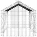 vidaXL Klietka pre králiky Strieborná 200 x 78 x 78 cm