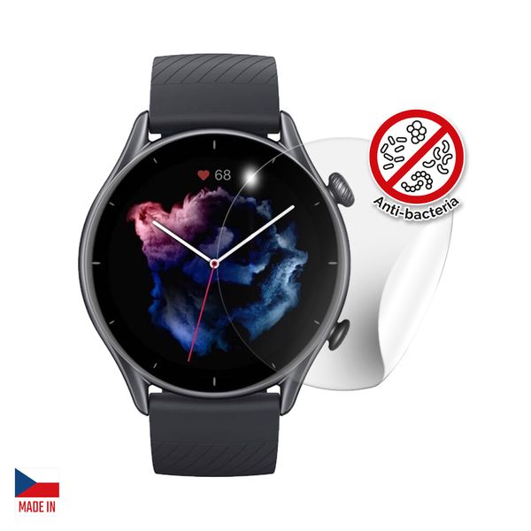 Screenshield Anti-Bacteria XIAOMI Amazfit GTR 3 fólie na displej
