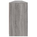 vidaXL Komoda s LED svetlami sivá sonoma 283x37x67 cm