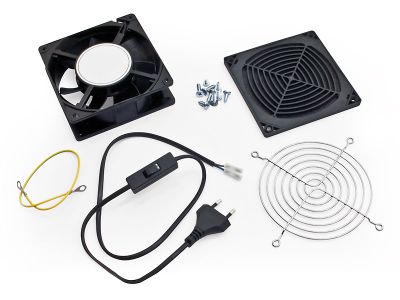 Ventilátor-sada, 230V, 50Hz, 0.09 A, 15W 160m3/h