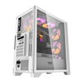 Počítačová skriňa Darkflash DRX70 MESH + 4 RGB ventilátory (biela)