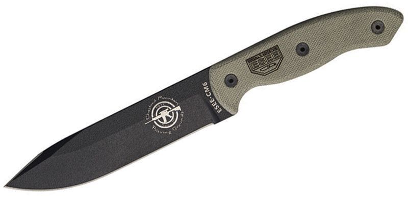 ESEE-CM-6 ESEE 6 univerzálny nôž 15 cm, čierna PVD, Micarta, puzdro kydex