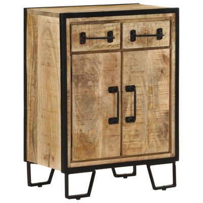 vidaXL Komoda s 2 zásuvkami 53x31x72 cm masívny mangovník a železo