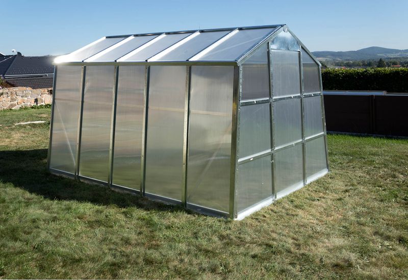 Skleník G21 GZ 59 - 251 x 311 cm, pozinkovaný - poškodený obal