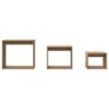 vidaXL Zasúvacie stolíky 3 ks dub artisan kompozitné drevo