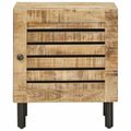 vidaXL Nočný stolík 2 ks Prírodná 40 x 33 x 46 cm Masívne mango drevo