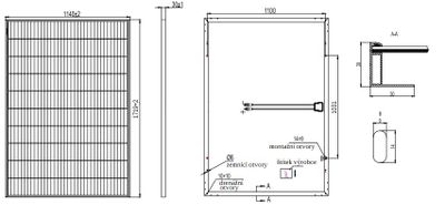 FVE Fotovoltaický solárny panel Kensol KS405MB5–SBS, 405W, čierny rám FVE Fotovoltaický solárny panel Kensol KS405MB5–SBS, 405W, čierny rám