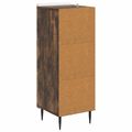 vidaXL Zásuvkový kabinet 33 x 34,5 x 92 cm Kompozitné drevo Dymový dub