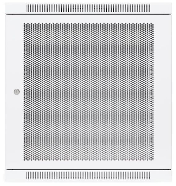 Ubiquiti UniFi 12U Rack Cabinet Wall 600 Perforated - Nástěnný rozvaděč, výška 12U, ventilátory, perforované dveře