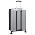 vidaXL Kufor so zámkom Strieborná 50 x 30 x 76 cm ABS plast