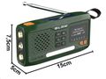 Rádio BLOW RA19 núdzové DAB+/FM/BLUETOOTH, ručná kľuka, solárny panel
