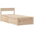 vidaXL Posteľ bez matraca 90x190 cm masívna borovica