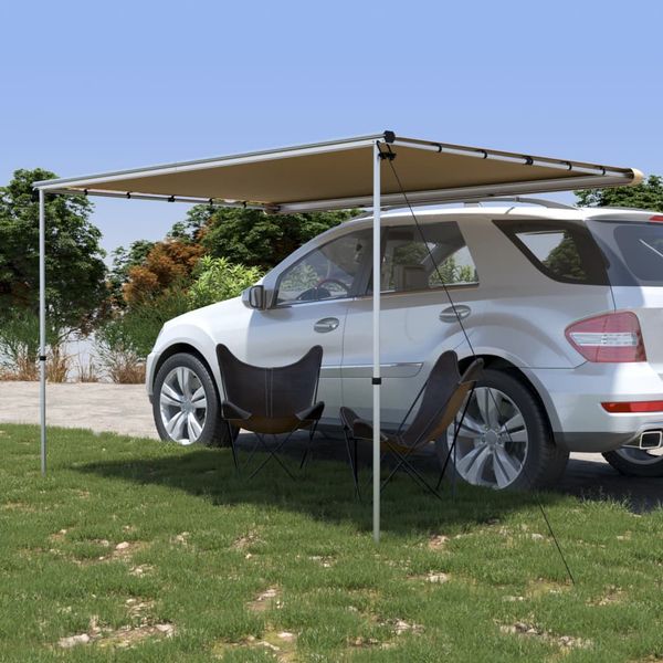 vidaXL Markíza pre obytné automobily a karavany 3x2x2,15 m béžová