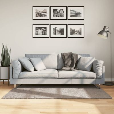 vidaXL Shaggy koberec PAMPLONA, vysoký vlas, moderný, béžový 80x150 cm