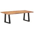 vidaXL Konferenčný stolík, nepravidelné hrany 115x60x40 cm, akácia
