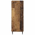 vidaXL Servírovacia skriňa Staré drevo 34,5 x 33 x 92 cm