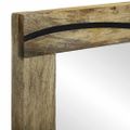 vidaXL Kúpeľňové zrkadlo Prírodná 50 x 2,5 x 70 cm Obdĺžnikový