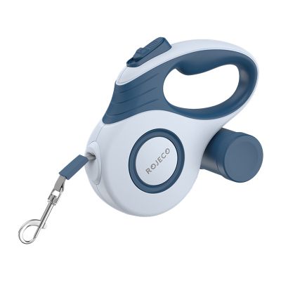 Rojeco A12 5M automatické zaťahovacie vodítko pre psov (modré)