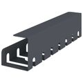vidaXL Úložný box na káble pod stôl 2 ks Antracitová 43 x 10 x 10 cm
