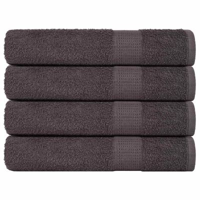 vidaXL Uteráky FROGN 4 ks antracitové 100x200 cm 360 g/m²