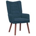 vidaXL kreslo Modrá 63 x 67 x 94 cm Zamat