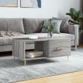 vidaXL Konferenčný stolík sivý sonoma 90x50x40cm kompozitné drevo
