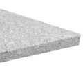 vidaXL Závažia pre slnečník 4 ks sivé granitové trojuholníkové 60 kg