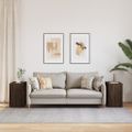 vidaXL Príručné stolíky 2 ks hnedý dub 50x30x50 cm kompozitné drevo
