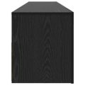 vidaXL TV skrinka s LED svetlami, čierny dub 120x35x40 cm, umelé drevo