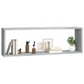 vidaXL Kockové police 2 ks sivé sonoma 80x15x26,5 cm spracované drevo