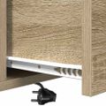 vidaXL Nočný stolík Sonoma dub 42 x 41 x 56 cm Kompozitné drevo
