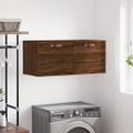 vidaXL Nástenná skrinka hnedý dub 80x36,5x35 cm kompozitné drevo