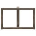 vidaXL Nohy konferenčného stolíka v tvare T, 2 ks, čierne, 60x25x(42-43) cm, oceľ
