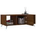 vidaXL Konferenčný stolík hnedý dub 102x50x40 cm kompozitné drevo