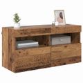 vidaXL TV nástenná skriňa 80 x 30 x 40 cm Staré drevo Kompozitné drevo