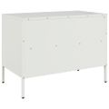 vidaXL TV skrinky 2 ks biele 68x39x50,5 cm oceľ