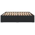 vidaXL Posteľný rám čierny 200x200 cm umelá koža