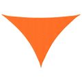 vidaXL Tieniaca plachta oxfordská trojuholníková 3x3x4,24 m oranžová