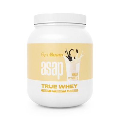 ASAP True Whey - GymBeam, vanilka, 900 g