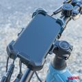 Držiak telefónu na bicykle, motocykle, skútre, kolobežky otočný o 360° AMiO-04146