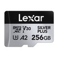 Karta pamäte Lexar High-Performance Silver Plus microSDXC 256GB + adaptér