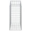 vidaXL Oblúkový gabionový kôš 100x50x100/120 cm pozinkované železo