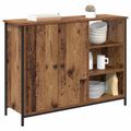 vidaXL Servírovacia skriňa Staré drevo 100 x 33 x 75 cm