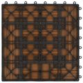 vidaXL Dlažba na terasu 22 ks Tík 30 x 30 cm WPC