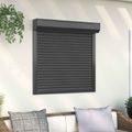 vidaXL Rolety Antracit 100 x 100 cm Hliník a polyuretán