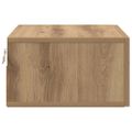 vidaXL Nočný stolík dub artisan 35 x 35 x 20 cm Kompozitné drevo