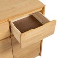 vidaXL Komoda SAUDA dub 80x43x75,5 cm borovicový masív