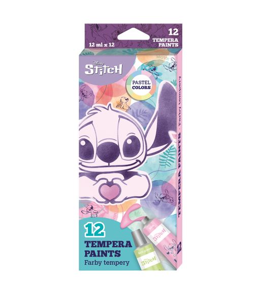 Temperové farby Stitch Pastel 12 ks