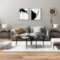vidaXL Bočné stolíky 2 ks čierne 40x40x35 cm spracované drevo